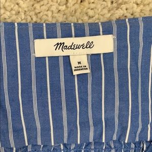 Madewell Tops - Madewell Morningview Stripe Tie Sleeve Shirt Madewell Tops - Madewell Morningview Stripe Tie Sleeve Shirt